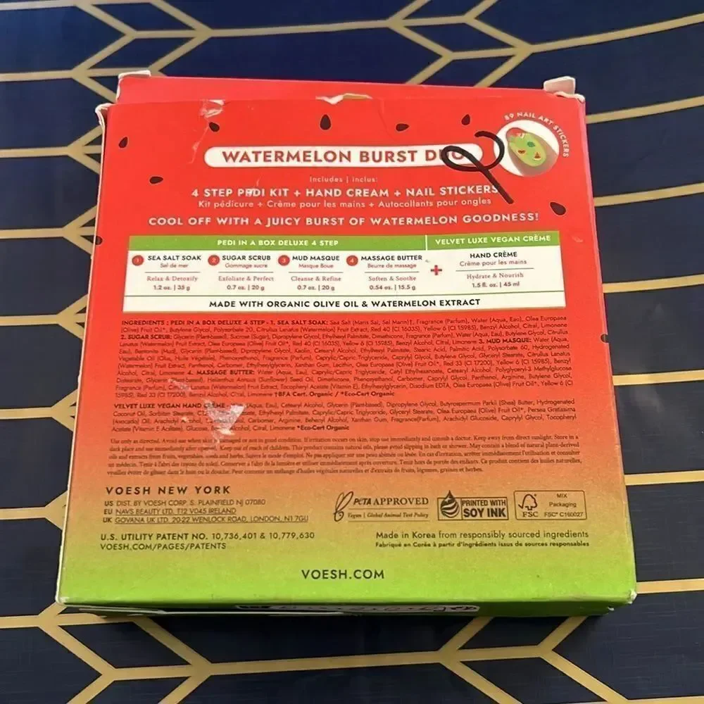 Vosh 4 Step Pedi Kit